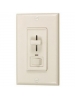 VISTA 40214- Preset Slide Dimmer w/wall plate - 3 Way - Almond - 700W
